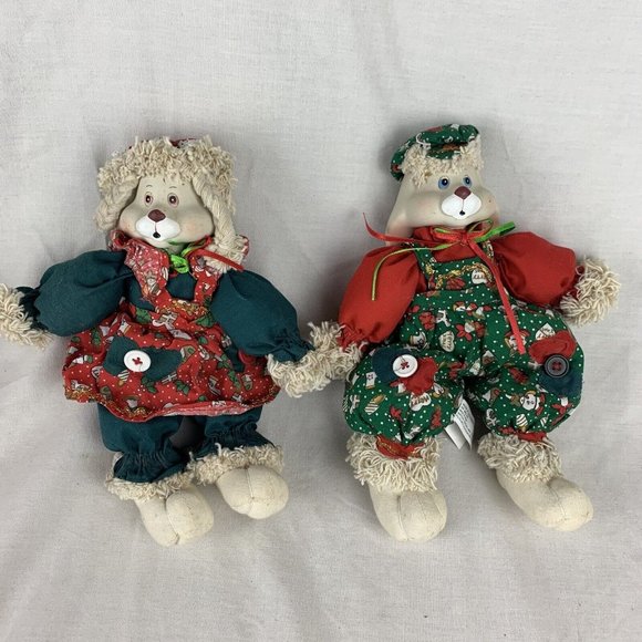 Vintage House of Lloyd Christmas Around the World "Hip and Hop" Bunny Set 542064 - Picture 2 of 11